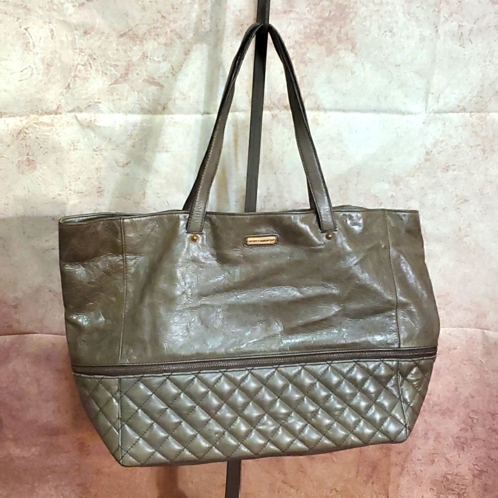 REBECCA MINKOFF Quilted Leather Tote